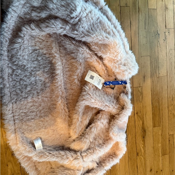 Cider Pink Faux Fur Trim Jacket - Picture 7 of 10